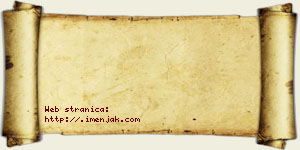 Isidora Ilijić vizit kartica